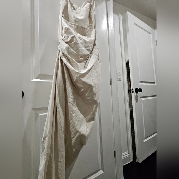 Jacquemus Saudade Long Dress Natural, 38 - Picture 3 of 12